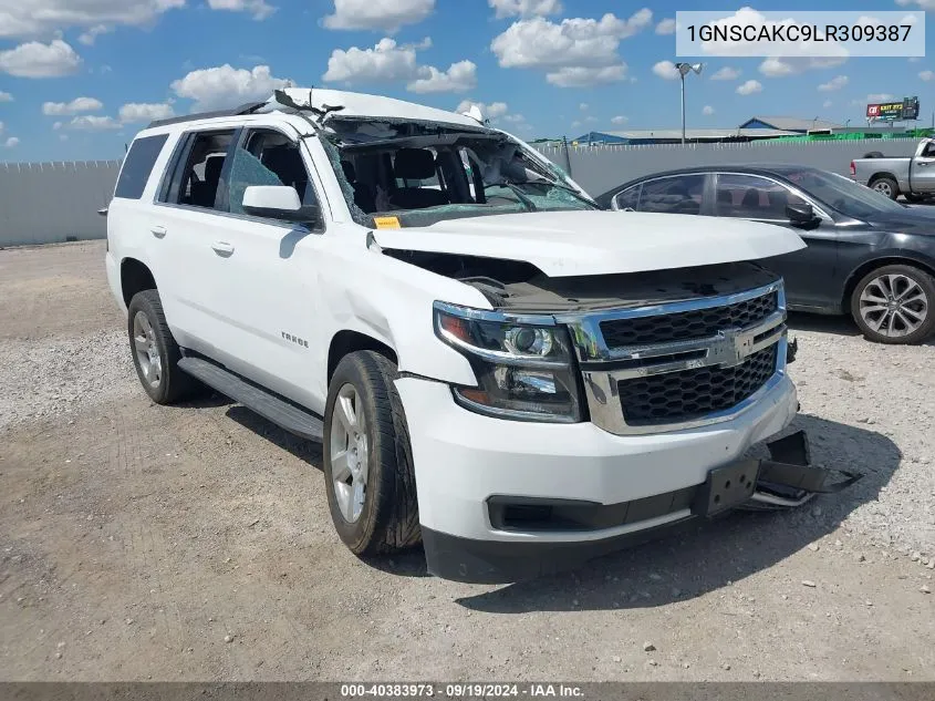 2020 Chevrolet Tahoe 2Wd Ls VIN: 1GNSCAKC9LR309387 Lot: 40383973