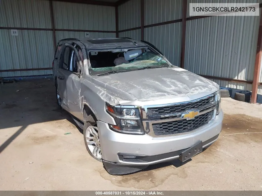 2020 Chevrolet Tahoe 2Wd Lt VIN: 1GNSCBKC8LR242173 Lot: 40587031