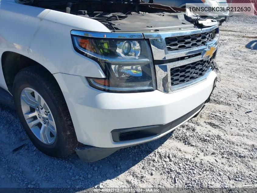 2020 Chevrolet Tahoe 2Wd Lt VIN: 1GNSCBKC3LR212630 Lot: 40592712