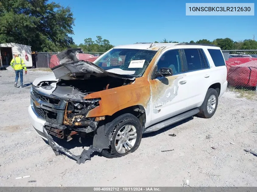 2020 Chevrolet Tahoe 2Wd Lt VIN: 1GNSCBKC3LR212630 Lot: 40592712