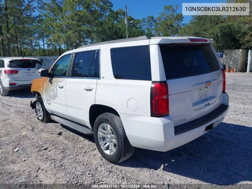 2020 Chevrolet Tahoe 2Wd Lt VIN: 1GNSCBKC3LR212630 Lot: 40592712