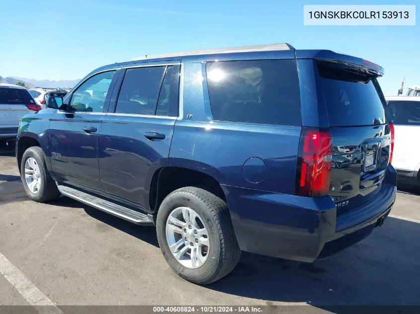 2020 Chevrolet Tahoe 4Wd Lt VIN: 1GNSKBKC0LR153913 Lot: 40608824