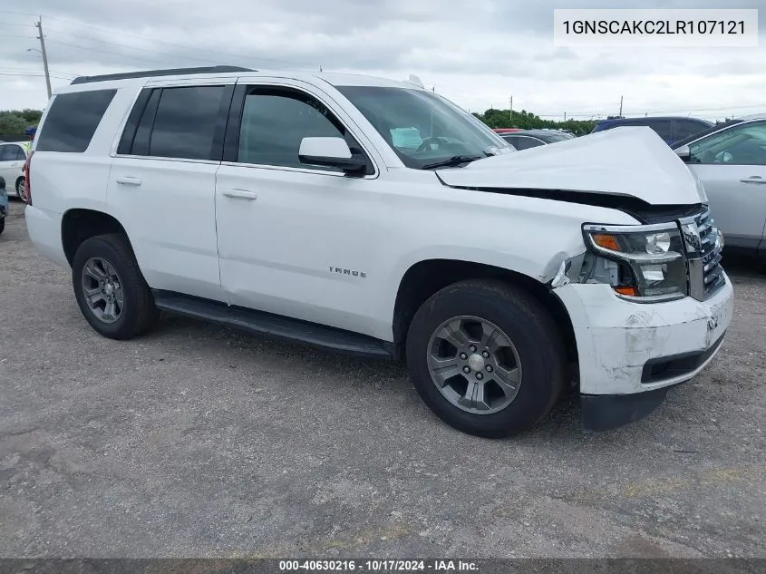 2020 Chevrolet Tahoe 2Wd Ls VIN: 1GNSCAKC2LR107121 Lot: 40630216