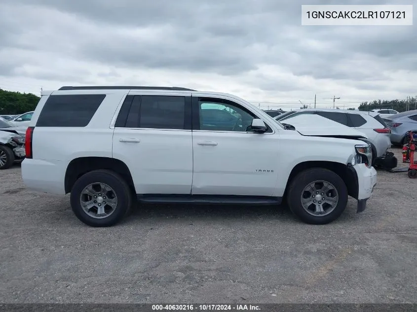 2020 Chevrolet Tahoe 2Wd Ls VIN: 1GNSCAKC2LR107121 Lot: 40630216