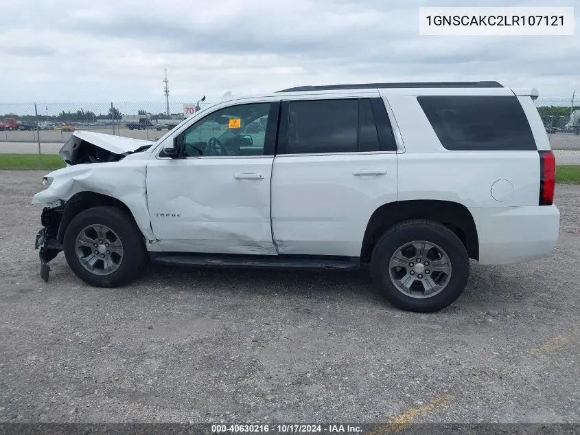 2020 Chevrolet Tahoe 2Wd Ls VIN: 1GNSCAKC2LR107121 Lot: 40630216