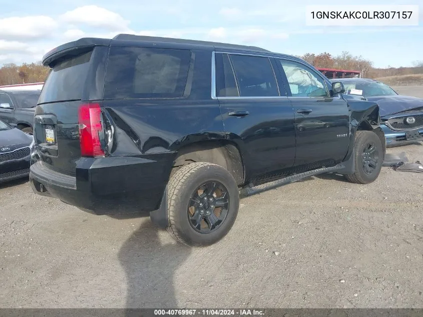 1GNSKAKC0LR307157 2020 Chevrolet Tahoe 4Wd Ls