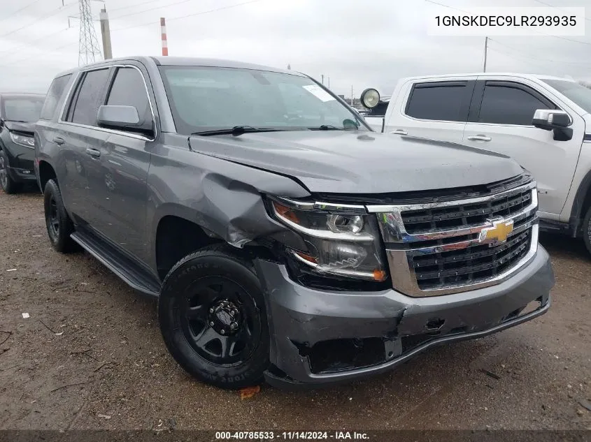 2020 Chevrolet Tahoe 4Wd Commercial Fleet VIN: 1GNSKDEC9LR293935 Lot: 40785533