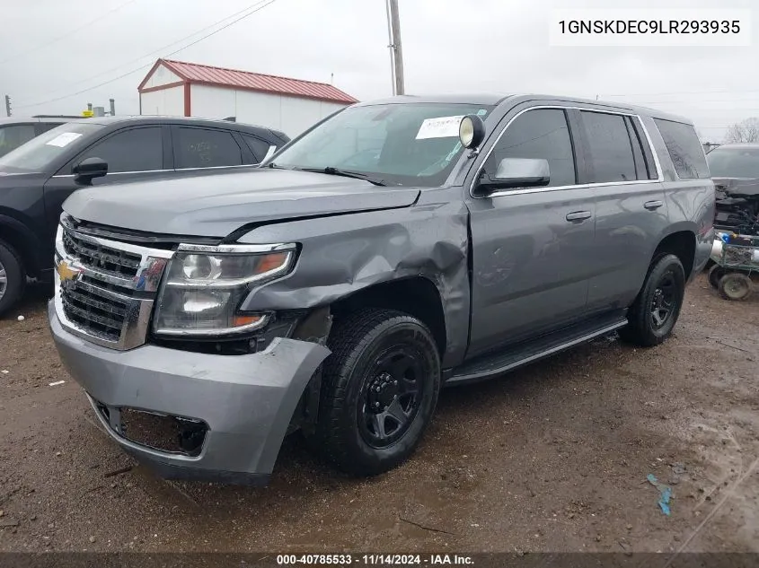 2020 Chevrolet Tahoe 4Wd Commercial Fleet VIN: 1GNSKDEC9LR293935 Lot: 40785533