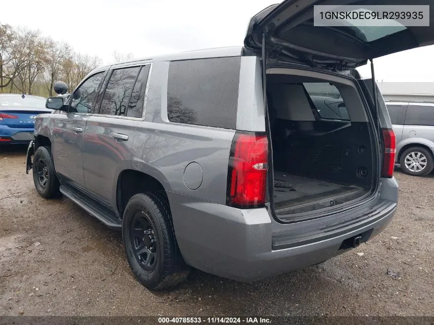 2020 Chevrolet Tahoe 4Wd Commercial Fleet VIN: 1GNSKDEC9LR293935 Lot: 40785533