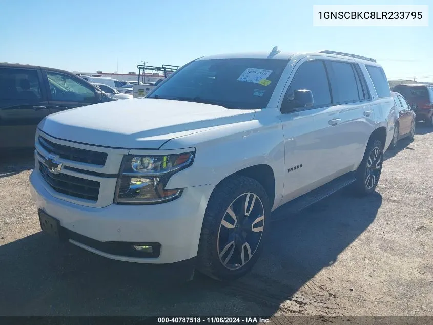 2020 Chevrolet Tahoe 2Wd Lt VIN: 1GNSCBKC8LR233795 Lot: 40787518