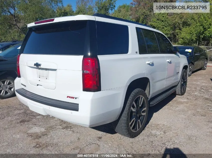 2020 Chevrolet Tahoe 2Wd Lt VIN: 1GNSCBKC8LR233795 Lot: 40787518