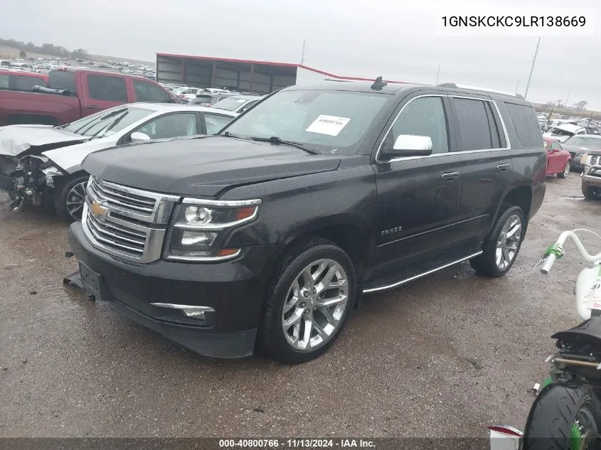 2020 Chevrolet Tahoe 4Wd Premier VIN: 1GNSKCKC9LR138669 Lot: 40800766