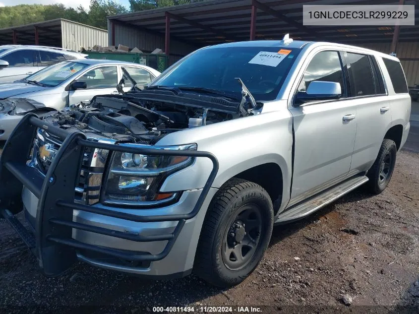 2020 Chevrolet Tahoe 2Wd Commercial Fleet VIN: 1GNLCDEC3LR299229 Lot: 40811494