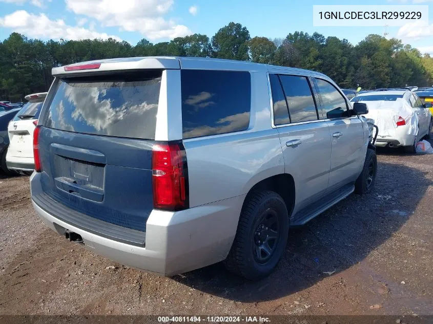 2020 Chevrolet Tahoe 2Wd Commercial Fleet VIN: 1GNLCDEC3LR299229 Lot: 40811494