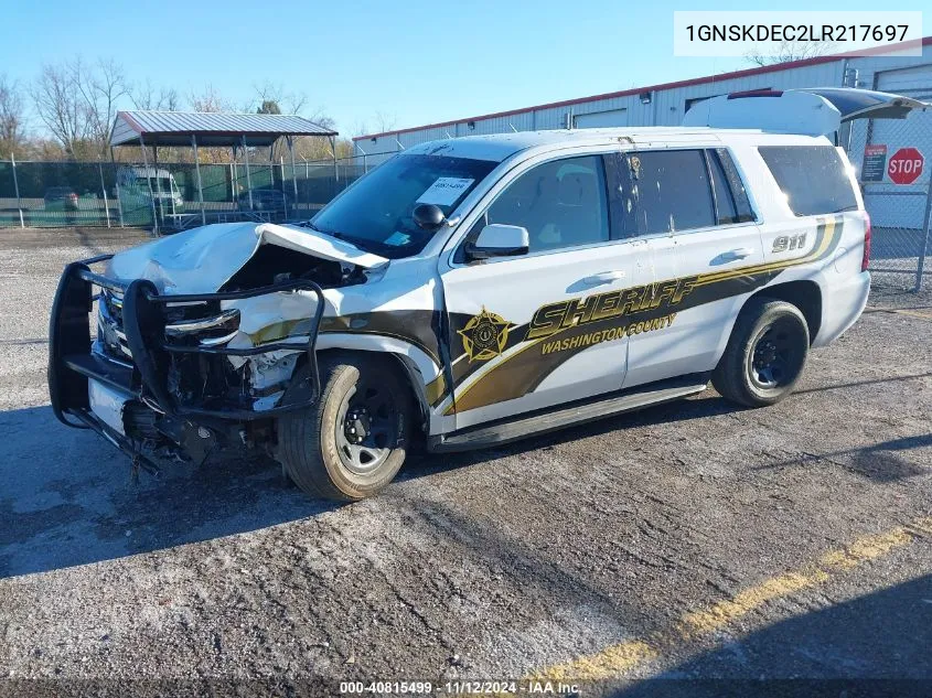 2020 Chevrolet Tahoe 4Wd Commercial Fleet VIN: 1GNSKDEC2LR217697 Lot: 40815499