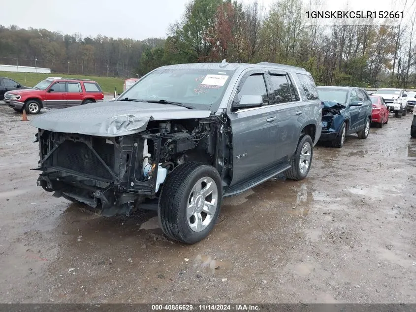 2020 Chevrolet Tahoe 4Wd Lt VIN: 1GNSKBKC5LR152661 Lot: 40856629