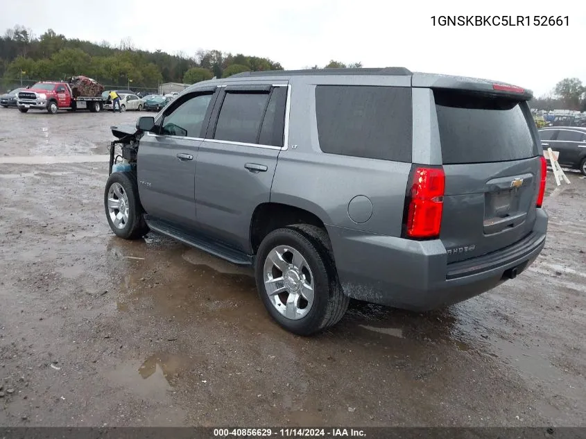 2020 Chevrolet Tahoe 4Wd Lt VIN: 1GNSKBKC5LR152661 Lot: 40856629