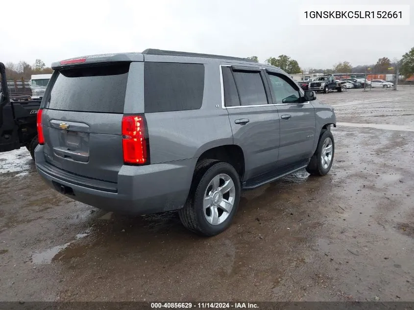 2020 Chevrolet Tahoe 4Wd Lt VIN: 1GNSKBKC5LR152661 Lot: 40856629