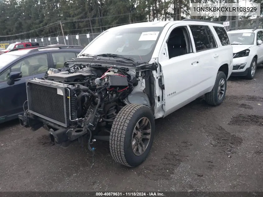 2020 Chevrolet Tahoe 4Wd Lt VIN: 1GNSKBKCXLR108929 Lot: 40879631