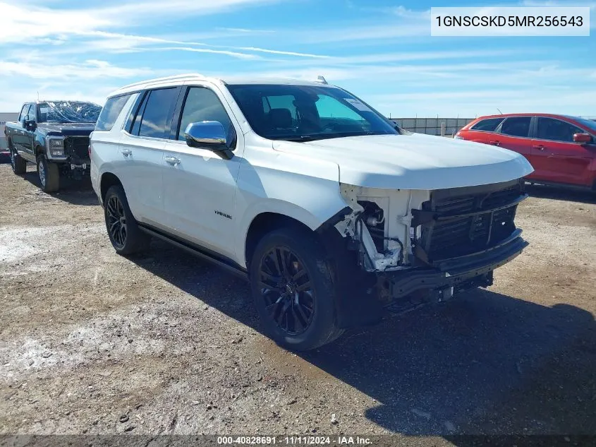 2021 Chevrolet Tahoe 2Wd Premier VIN: 1GNSCSKD5MR256543 Lot: 40828691