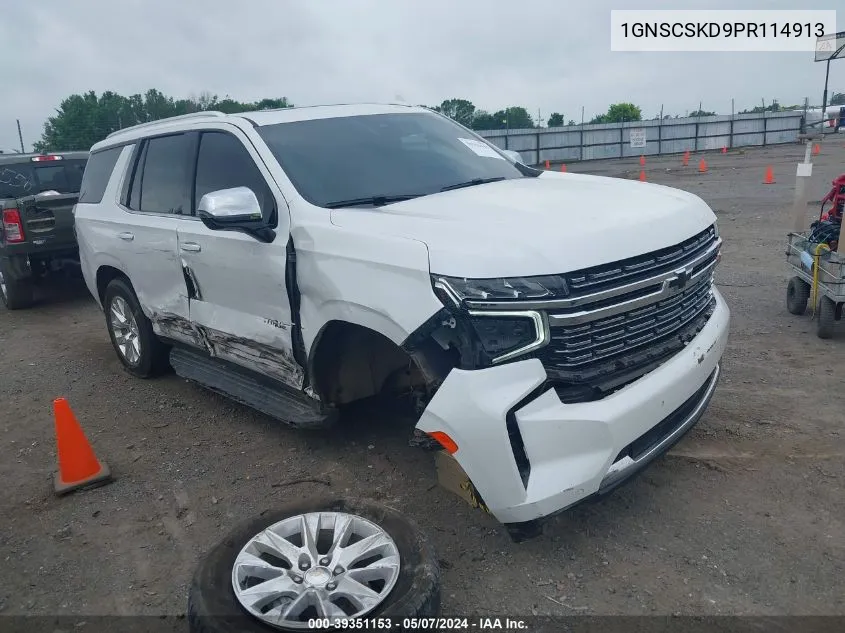 2023 Chevrolet Tahoe 2Wd Premier VIN: 1GNSCSKD9PR114913 Lot: 39351153