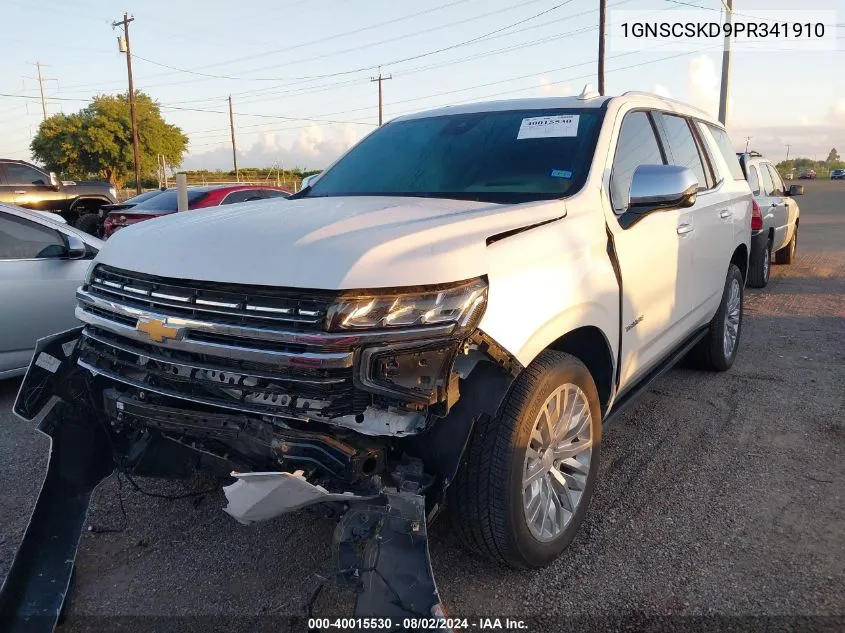 2023 Chevrolet Tahoe 2Wd Premier VIN: 1GNSCSKD9PR341910 Lot: 40015530