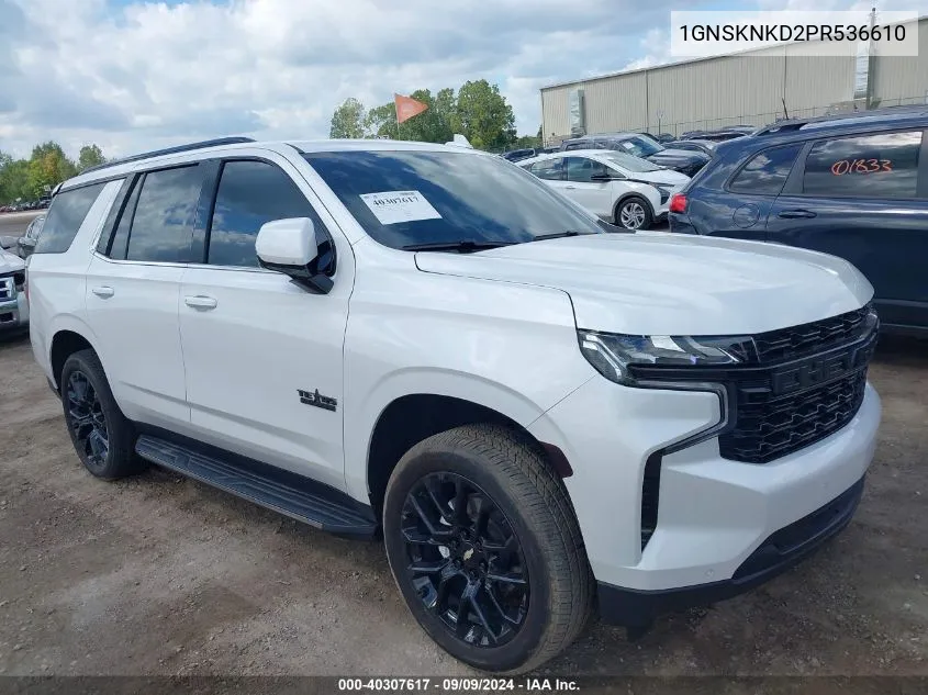 2023 Chevrolet Tahoe 4Wd Lt VIN: 1GNSKNKD2PR536610 Lot: 40307617