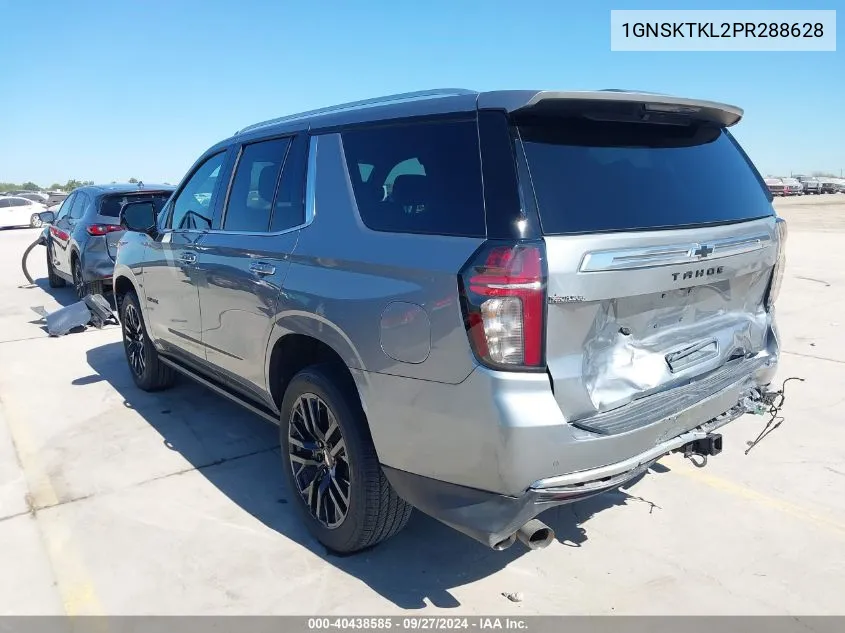 2023 Chevrolet Tahoe 4Wd High Country VIN: 1GNSKTKL2PR288628 Lot: 40438585