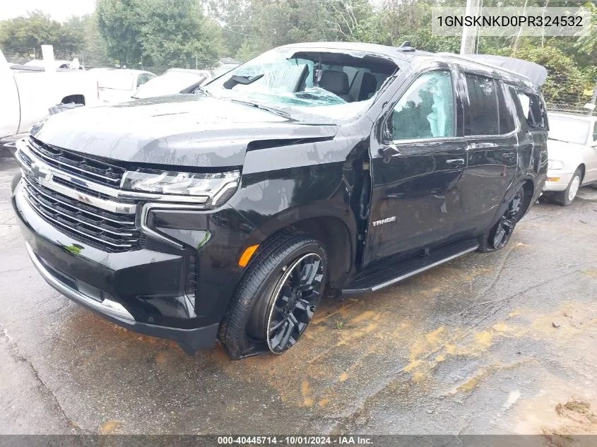 2023 Chevrolet Tahoe 4Wd Lt VIN: 1GNSKNKD0PR324532 Lot: 40445714