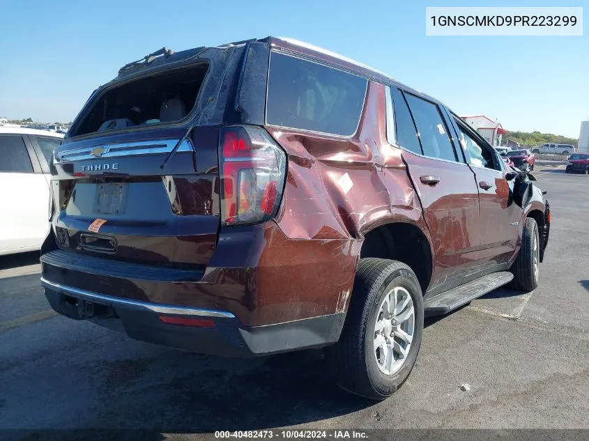 2023 Chevrolet Tahoe 2Wd Ls VIN: 1GNSCMKD9PR223299 Lot: 40482473