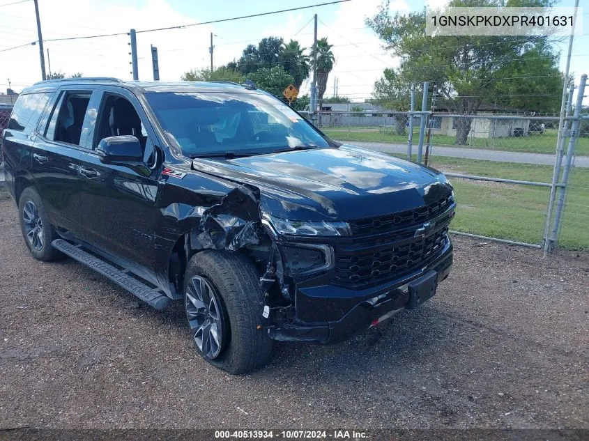 2023 Chevrolet Tahoe 4Wd Z71 VIN: 1GNSKPKDXPR401631 Lot: 40513934