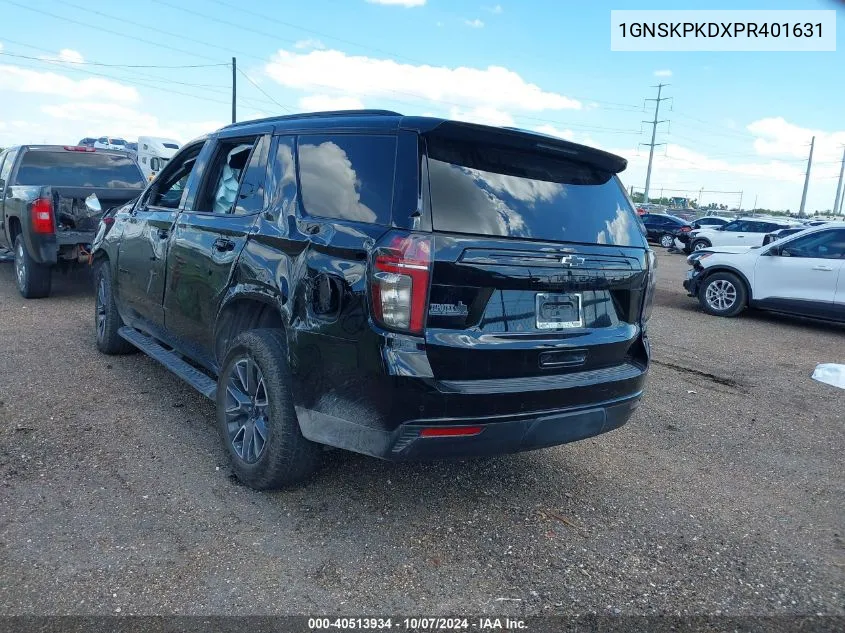 2023 Chevrolet Tahoe 4Wd Z71 VIN: 1GNSKPKDXPR401631 Lot: 40513934