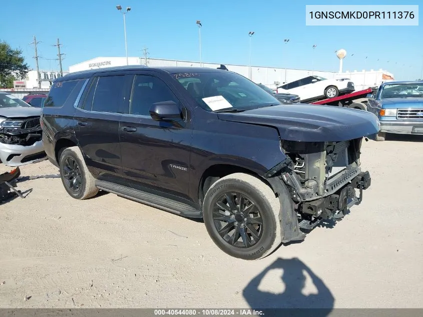 2023 Chevrolet Tahoe 2Wd Ls VIN: 1GNSCMKD0PR111376 Lot: 40544080