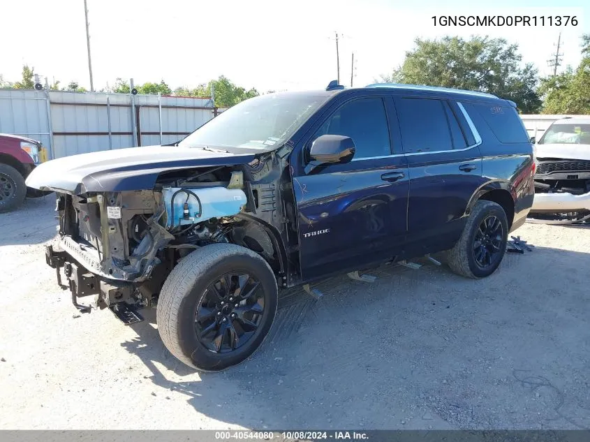 2023 Chevrolet Tahoe 2Wd Ls VIN: 1GNSCMKD0PR111376 Lot: 40544080