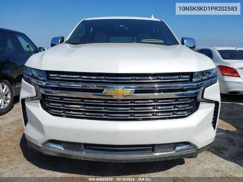 2023 Chevrolet Tahoe 4Wd Premier VIN: 1GNSKSKD1PR202583 Lot: 40603830