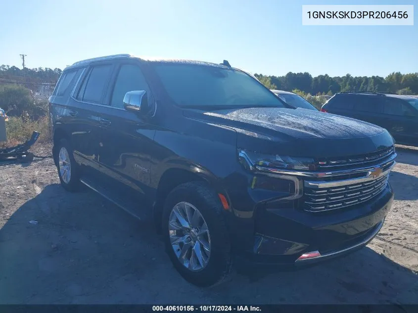 2023 Chevrolet Tahoe 4Wd Premier VIN: 1GNSKSKD3PR206456 Lot: 40610156