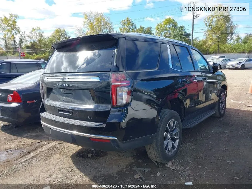 2023 Chevrolet Tahoe 4Wd Lt VIN: 1GNSKNKD1PR127806 Lot: 40620423