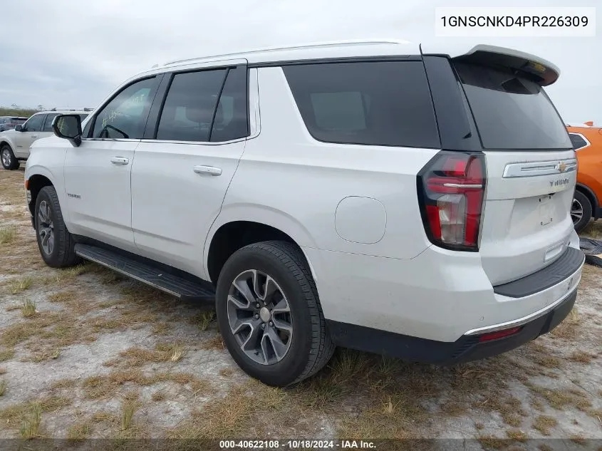 2023 Chevrolet Tahoe 2Wd Lt VIN: 1GNSCNKD4PR226309 Lot: 40622108