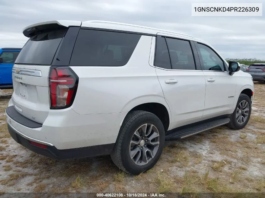 2023 Chevrolet Tahoe 2Wd Lt VIN: 1GNSCNKD4PR226309 Lot: 40622108