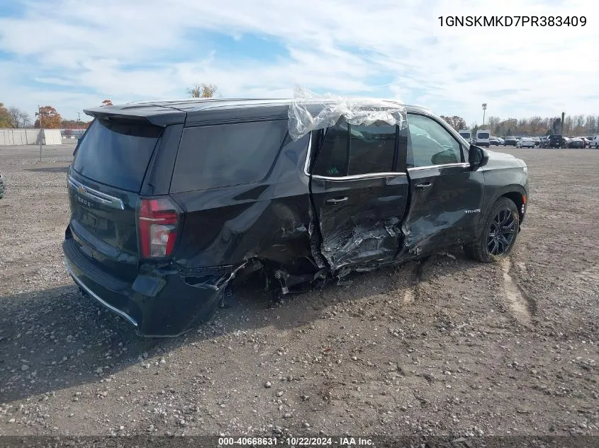 2023 Chevrolet Tahoe 4Wd Ls VIN: 1GNSKMKD7PR383409 Lot: 40668631