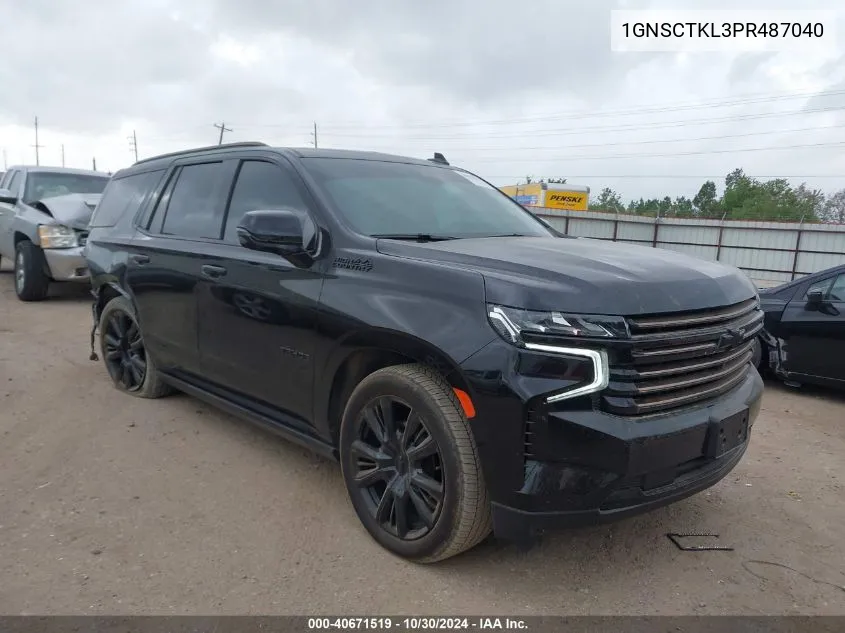 2023 Chevrolet Tahoe 2Wd High Country VIN: 1GNSCTKL3PR487040 Lot: 40671519