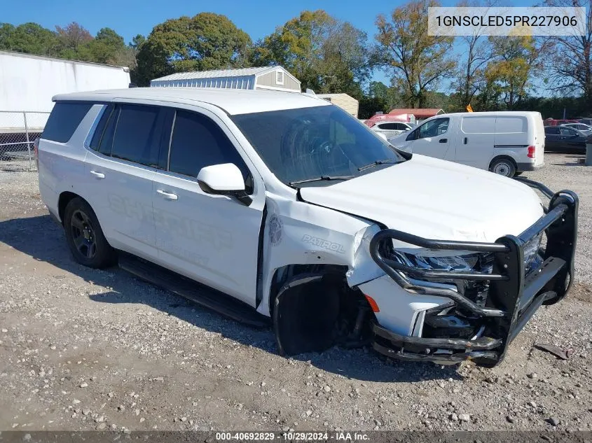 2023 Chevrolet Tahoe 2Wd Commercial Fleet VIN: 1GNSCLED5PR227906 Lot: 40692829