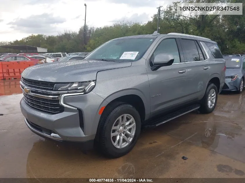 2023 Chevrolet Tahoe 2Wd Lt VIN: 1GNSCNKD2PR347548 Lot: 40774835