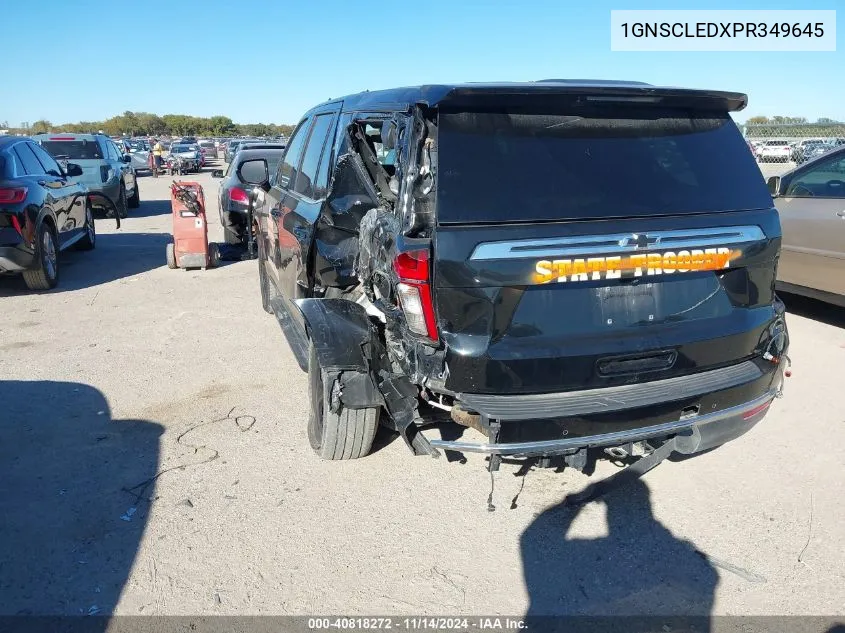 2023 Chevrolet Tahoe 2Wd Commercial Fleet VIN: 1GNSCLEDXPR349645 Lot: 40818272