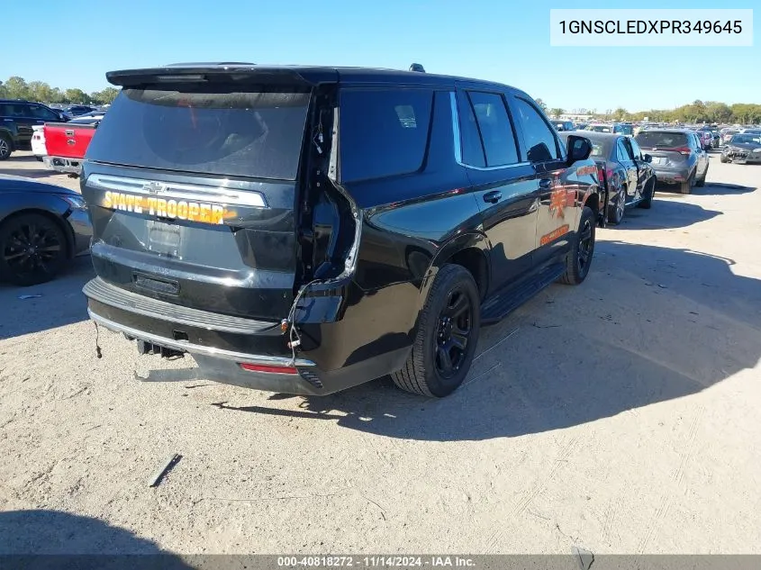 2023 Chevrolet Tahoe 2Wd Commercial Fleet VIN: 1GNSCLEDXPR349645 Lot: 40818272