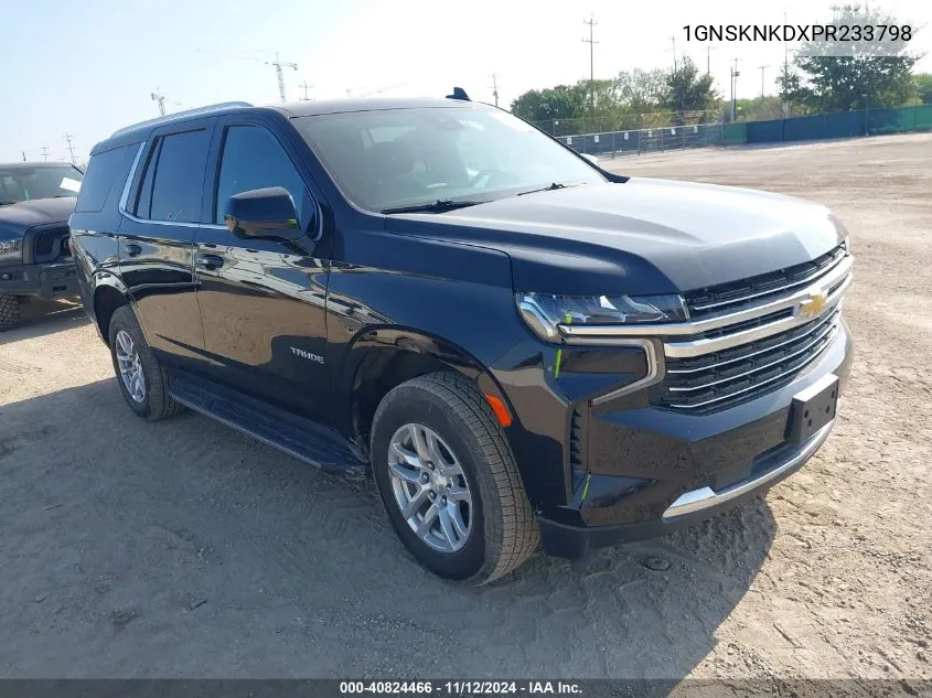 2023 Chevrolet Tahoe 4Wd Lt VIN: 1GNSKNKDXPR233798 Lot: 40824466