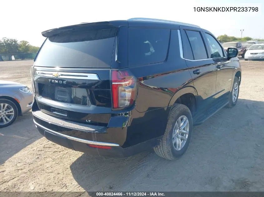 2023 Chevrolet Tahoe 4Wd Lt VIN: 1GNSKNKDXPR233798 Lot: 40824466