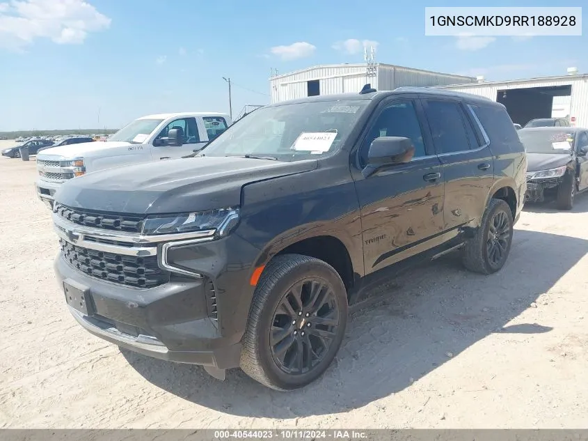 2024 Chevrolet Tahoe 2Wd Ls VIN: 1GNSCMKD9RR188928 Lot: 40544023