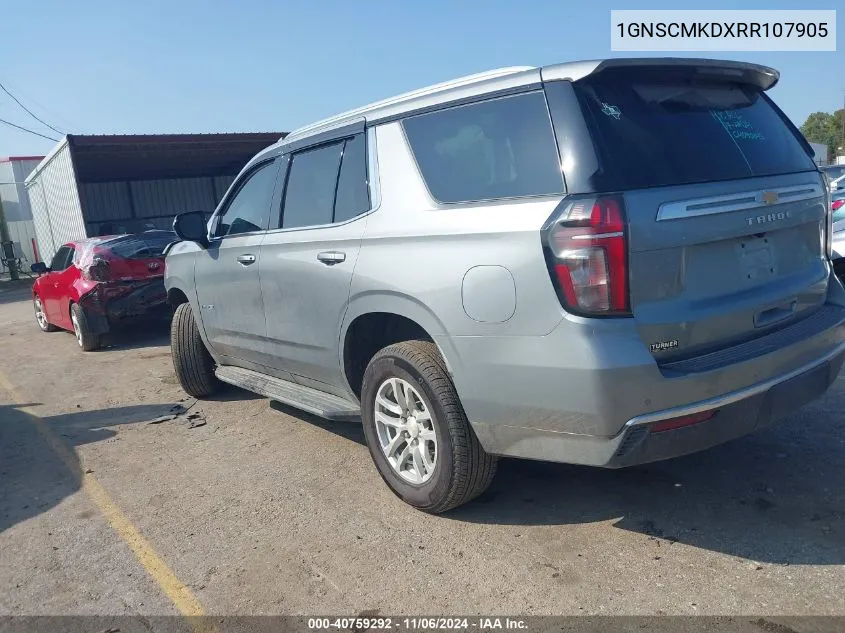 2024 Chevrolet Tahoe 2Wd Ls VIN: 1GNSCMKDXRR107905 Lot: 40759292