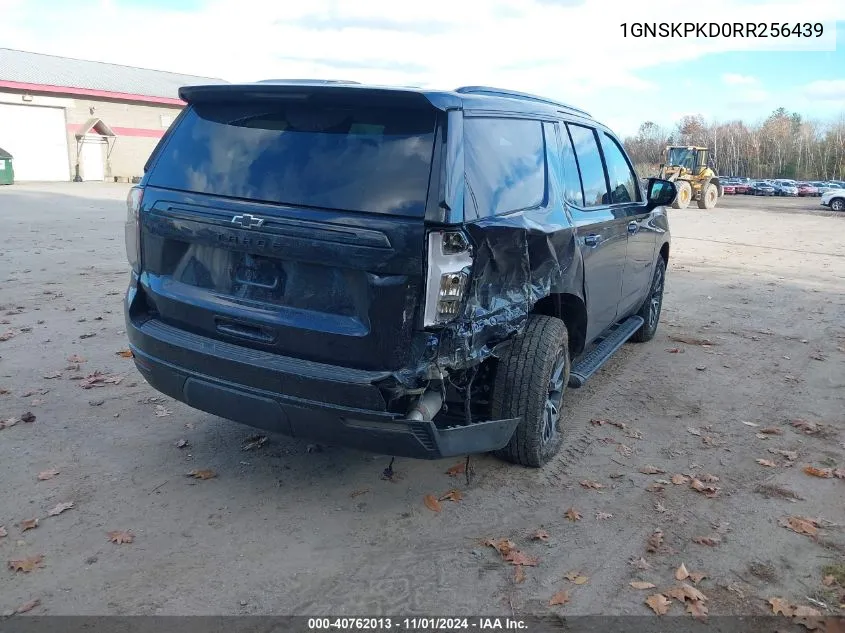 2024 Chevrolet Tahoe 4Wd Z71 VIN: 1GNSKPKD0RR256439 Lot: 40762013